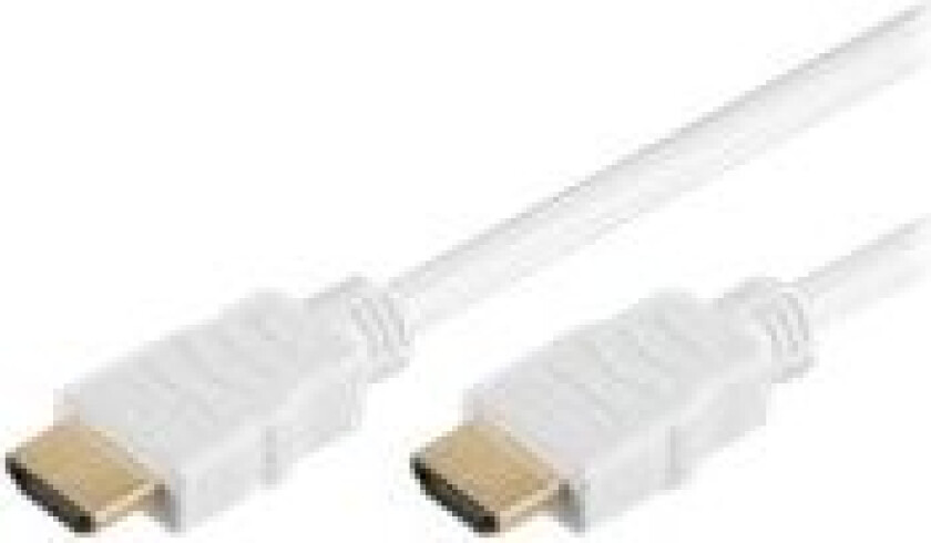Microconnect - Hdmi-Kabel Med Ethernet - Hdmi Hann Til Hdmi Hann - 1,5 M - Hvit