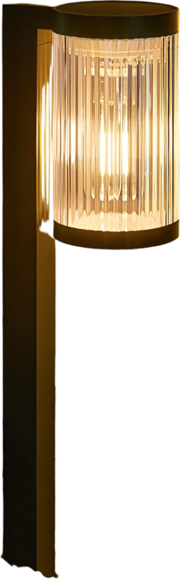 Solar hagebelysning 1W 3000K IP65 - Solcelle - Brun