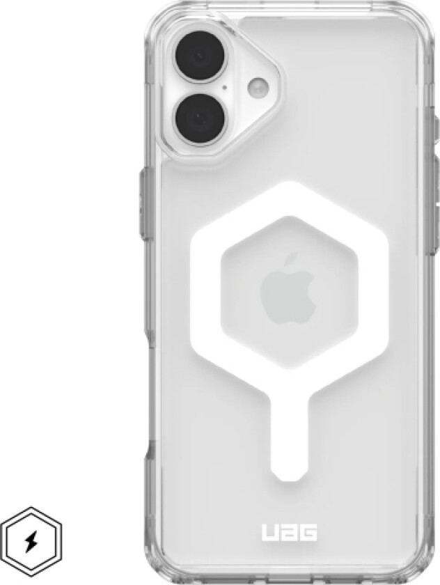 Urban Armour Gear Plyo, Deksel, Apple, Iphone 16 Plus, 17 Cm (6,7"), Transparent, Hvid
