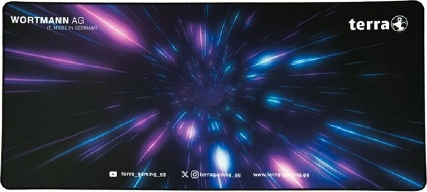 Terra Terra Musematte Xxl Pure Gaming Svart/Svart Schwarze Umkettelung 900 X 400 X 3 Mm