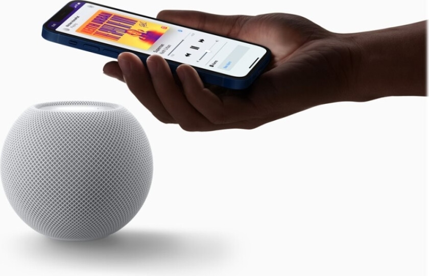 Homepod Mini - Smarthøyttaler - Wi-Fi, Bluetooth - Appstyrt - Hvit