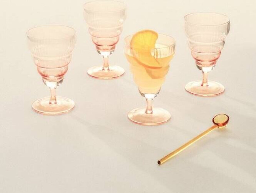 JOVI vinglass 4-pk Lys aprikos