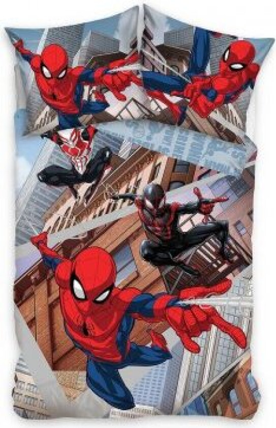 Spiderman Sengetøy Sengesett Dynetrekk 150x210 cm
