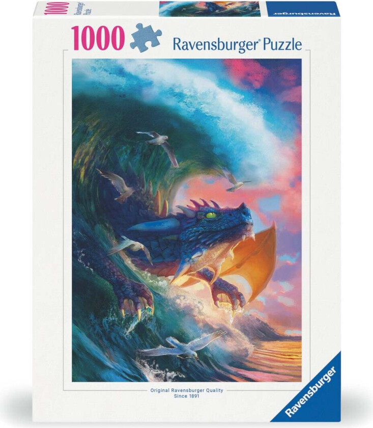 Puslespill 1000 Drage Løp Ravensburger