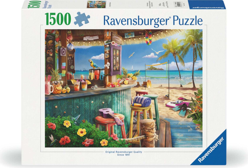 Puslespill 1500 Strand Bar Ravensburger