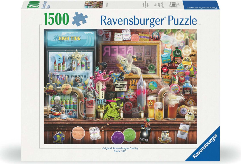Puslespill 1500 Craft Beer Ravensburger