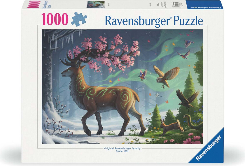 Puslespill 1000 Spring Deer Ravensburger