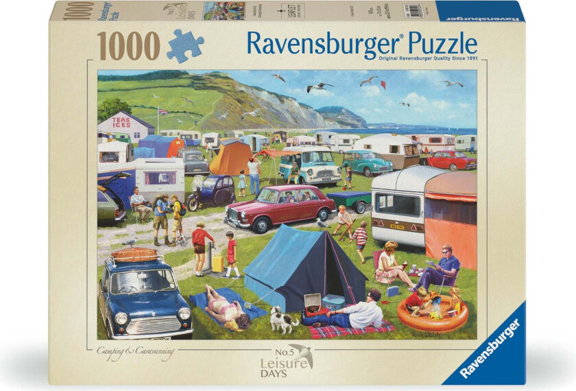 Puslespill 1000 Camping Ravensburger