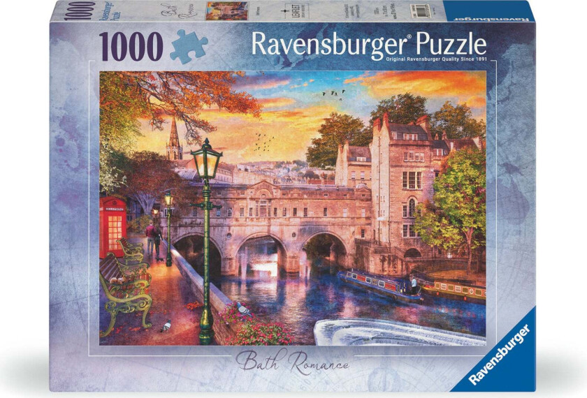 Puslespill 1000 Romantikk Ved Elven Ravensburger