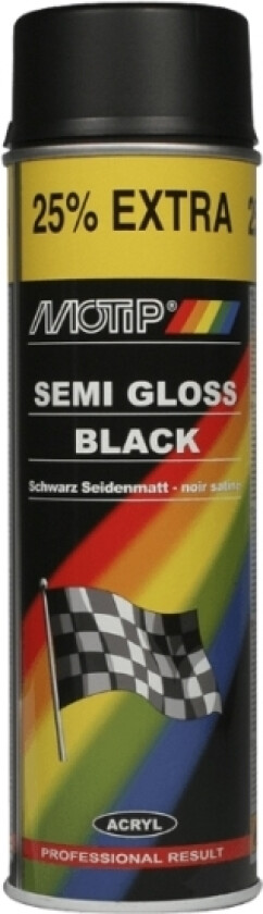 Universallak Sort Halvmat 500Ml.