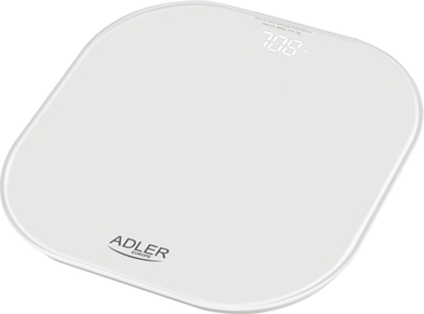 Adler Bathroom Scale | Ad 8188 | Maximum Weight (Capacity) 180 Kg | Accuracy 100 G | White