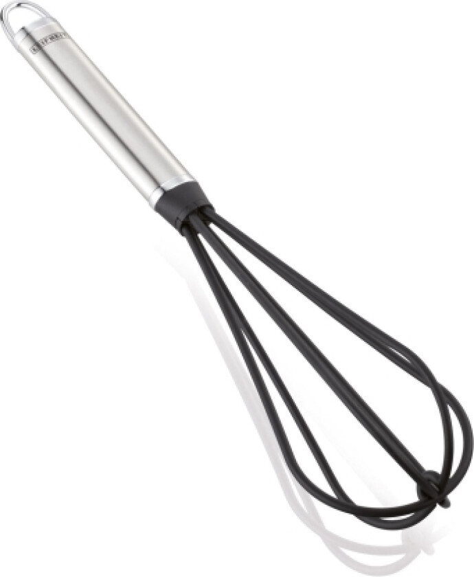 24062, Fransk Visp, Sort, Rustfritt Stål, Nylon, Rustfritt Stål, Rustfritt Stål, Opphengshull, 160 °C