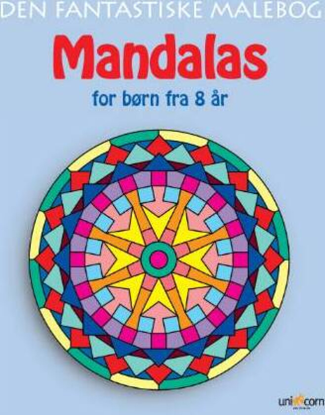 Den Fantastiske Malebog Med Mandalas Fra 8-99 År