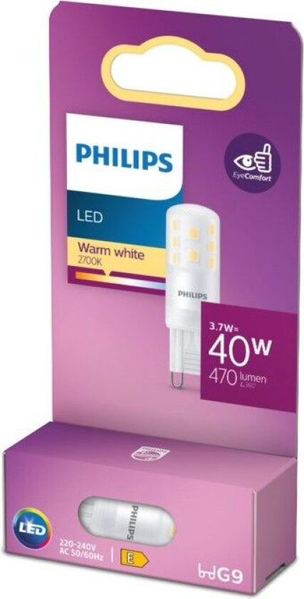 LED-pære G9 470 lm