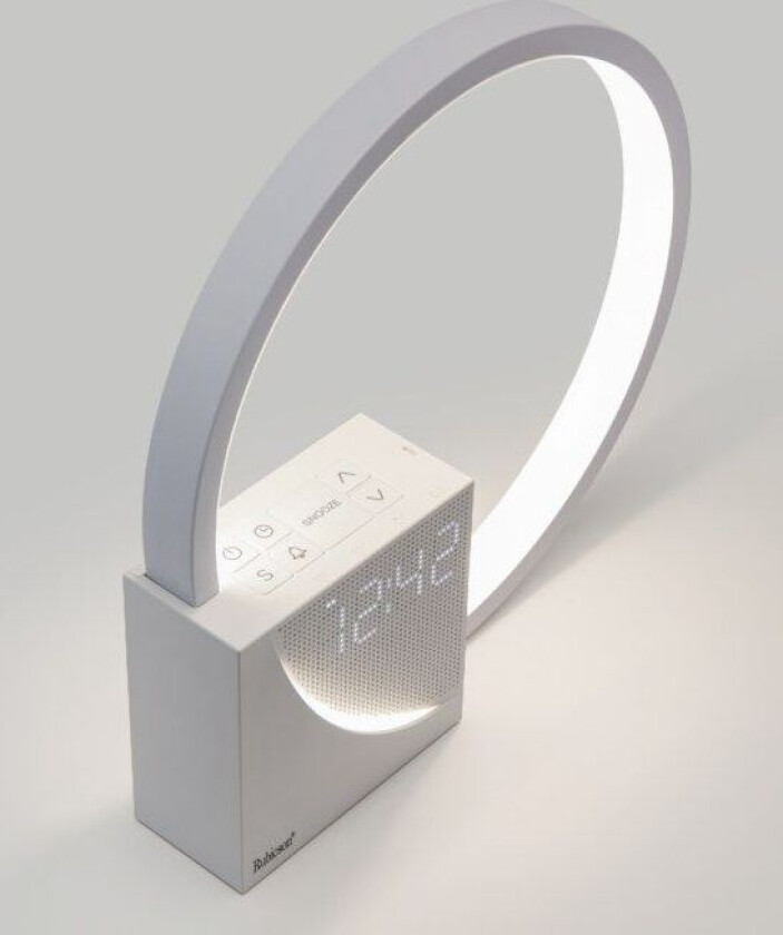 Wake-up light Vekkerklokke med nattlampe