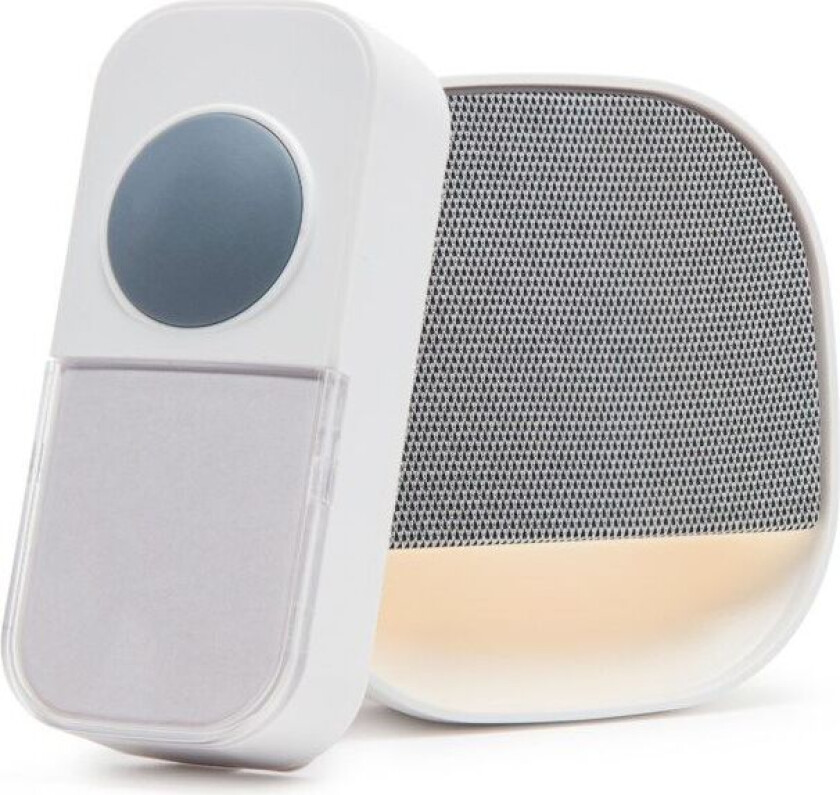 Trådløs dørklokke (230 v) med kinetisk trykknapp