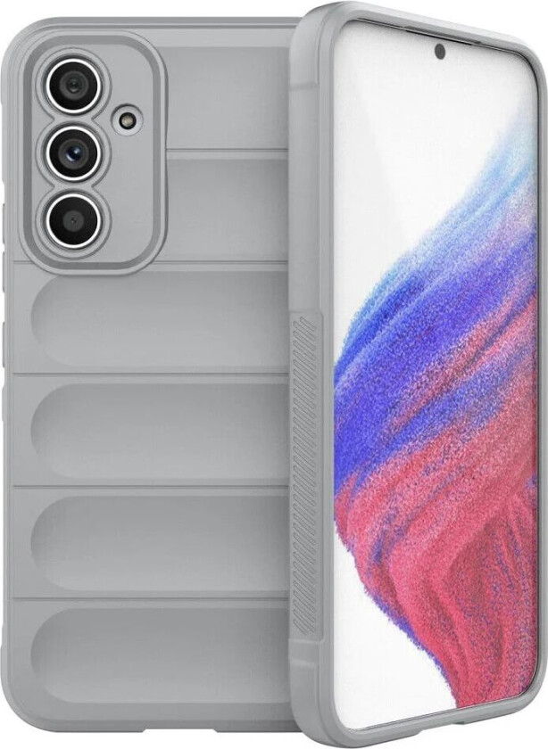 Samsung Galaxy A54 (5G) Fleksibelt Plastdeksel - Lysegrå