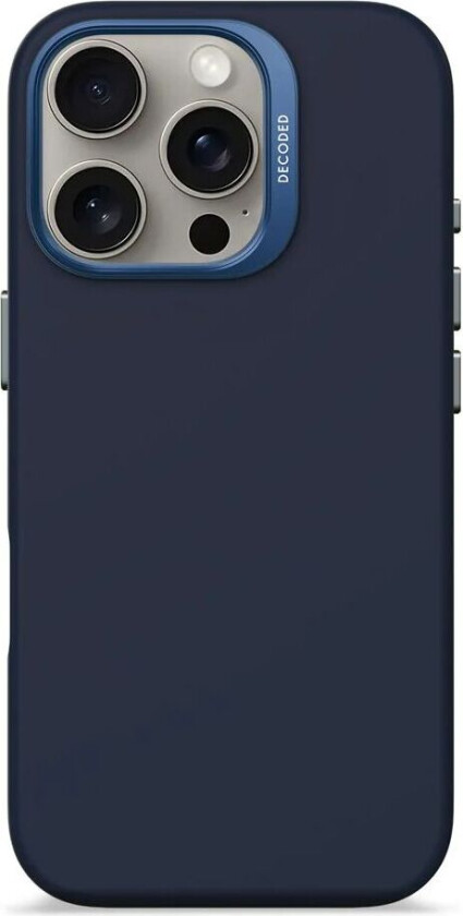 iPhone 16 Pro AntiMicrobial Silikondeksel - MagSafe-kompatibel - Blue Print