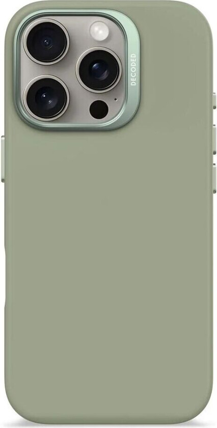 iPhone 16 Pro AntiMicrobial Silikondeksel - MagSafe-kompatibel - Jade Green