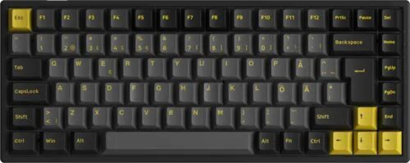 3084b Black/gold [ Cs Jelly Black] - Trådløs Tastatur