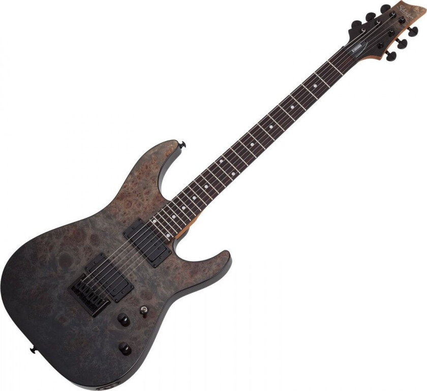 Schecter C-1 Standard Burl Black Fade Burst