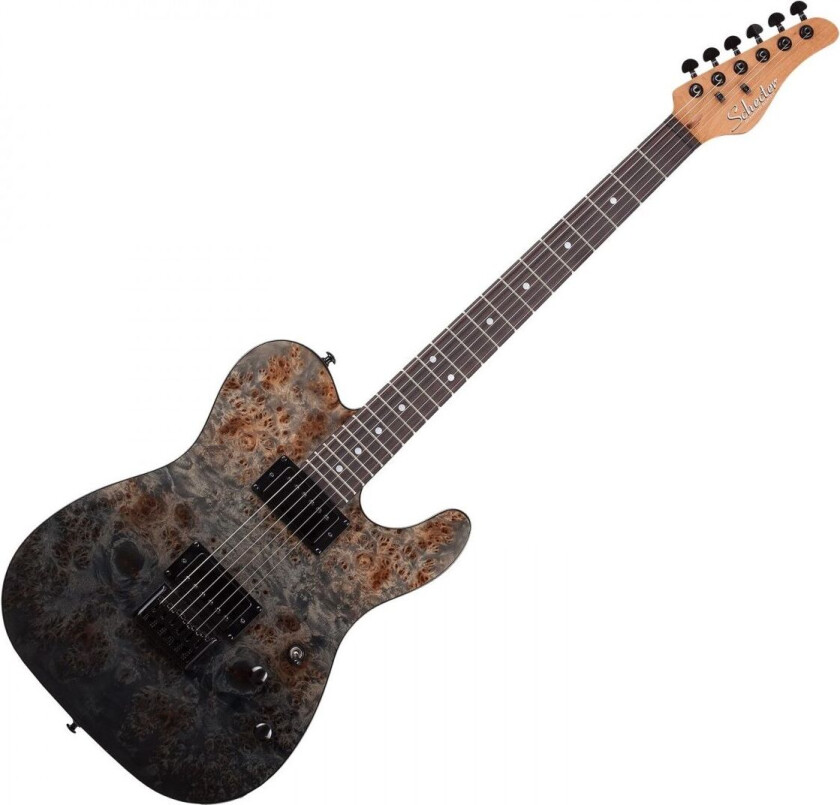 Schecter PT Standard Burl Black Fade Burst