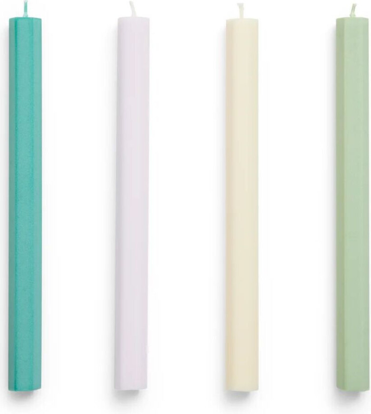 HAY Hexagon Candle lys mix 4-pack Pastel