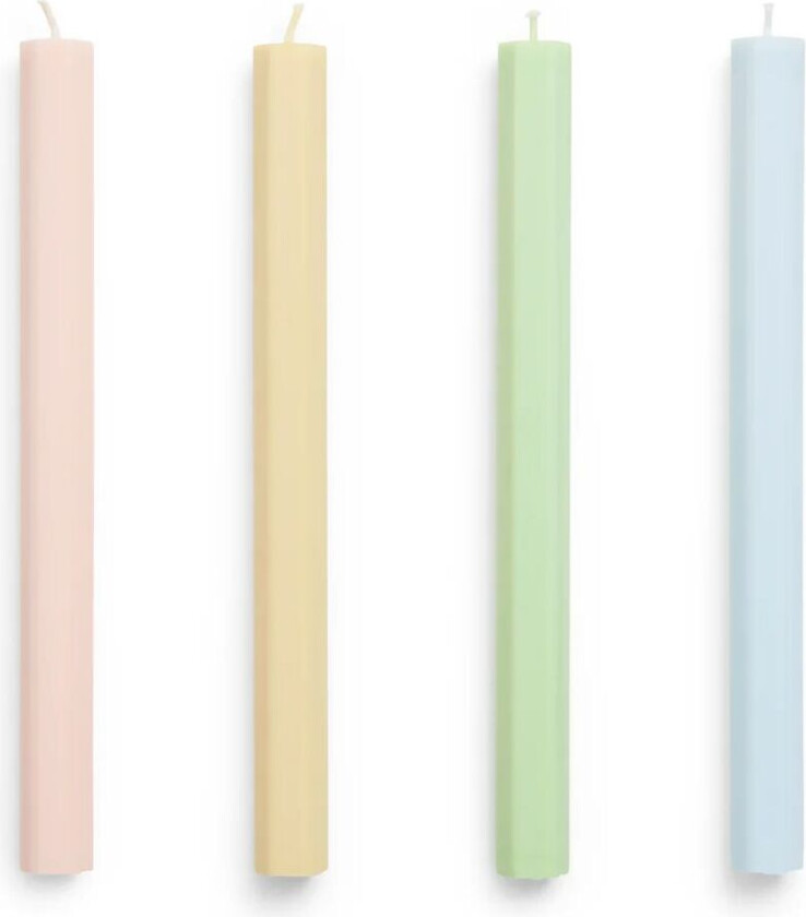 HAY Hexagon Candle lys mix 4-pack Fresh