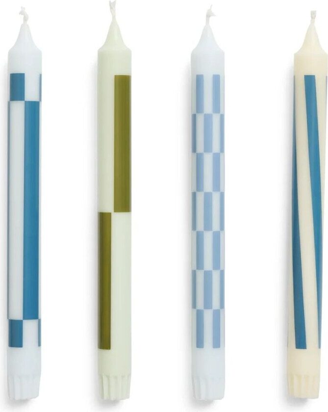 HAY Pattern lys miks 4-pakning Green-blue