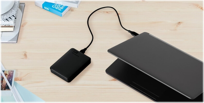 Wd Elements Portable Wdbu6y0030bbk - Harddisk - 3 Tb - Ekstern (Bærbar) - Usb 3.0