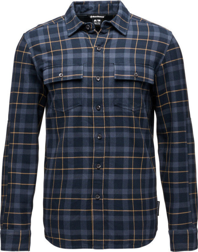 Black Diamond Men's Project Twill Long Sleeve Shirt Charcoal-Black M