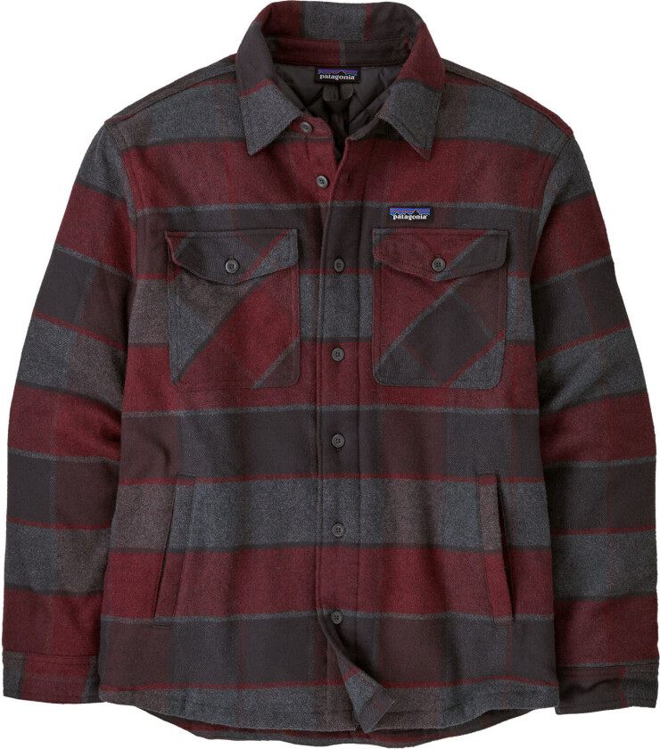 Bilde av Men's Lw Insulated Fjord Flannel Shirt William: Ink Black M