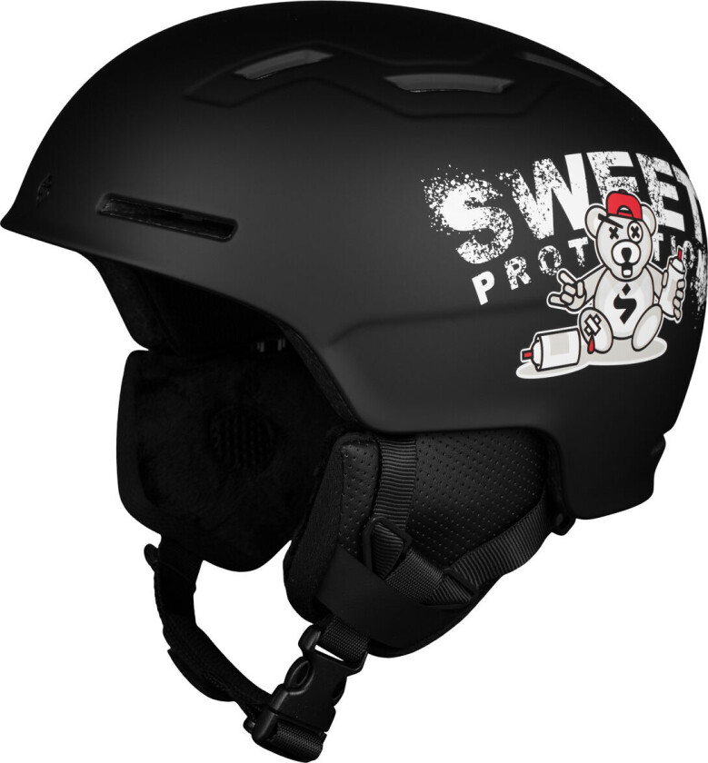 Winder Helmet Jr Black Teddy SM