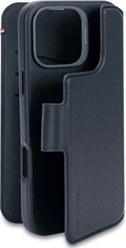 Leather Detachable Wallet navy - iPhone 16 Pro Max