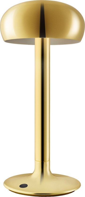 Emendo LED-batterilampe, messing