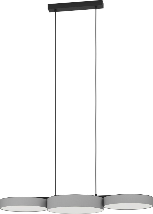 - Barbano-Z long table pendant gray L84.5 - RGB + TW - Zigbee, Bluetooth