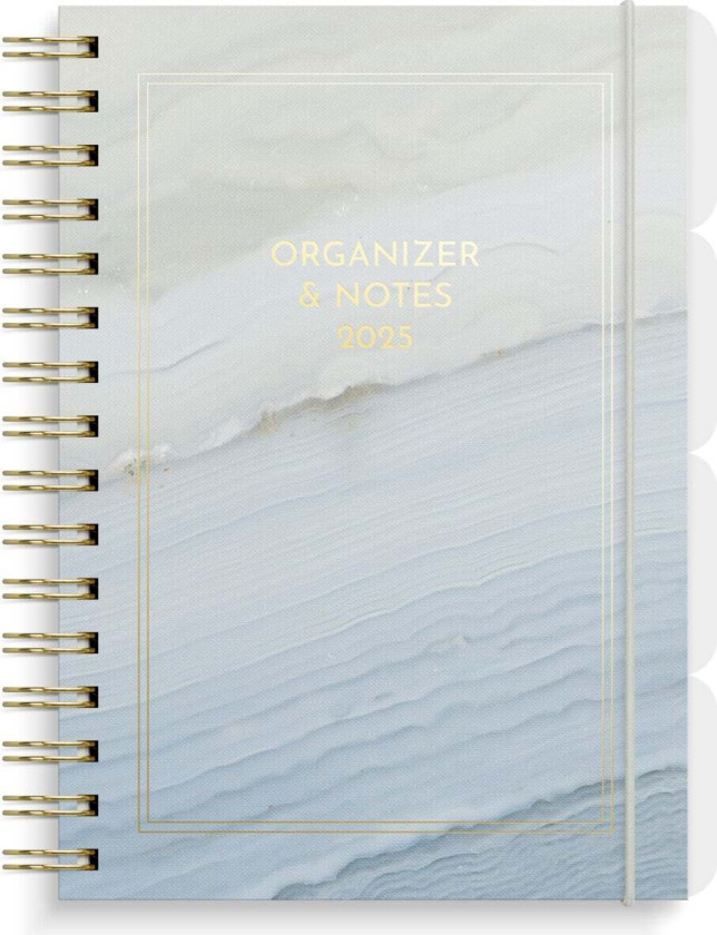Kalender Organizer & Notes marmor 2025