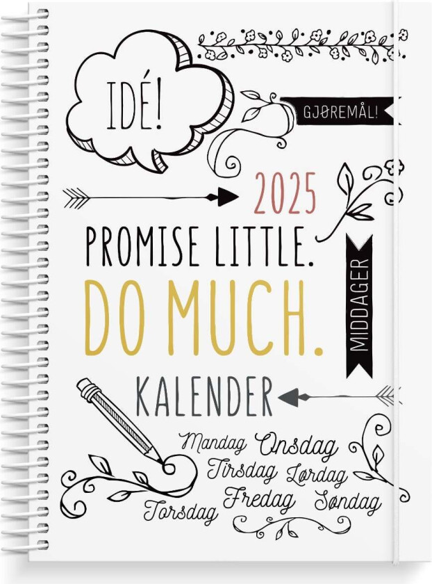 Ukekalender Grieg Doodle 2025 A5