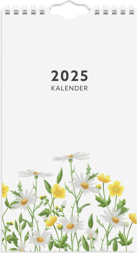 Veggkalender Grieg Blomster Mini 2025