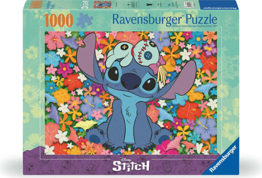 Puslespill 1000 Disney Stitch Ravensburg