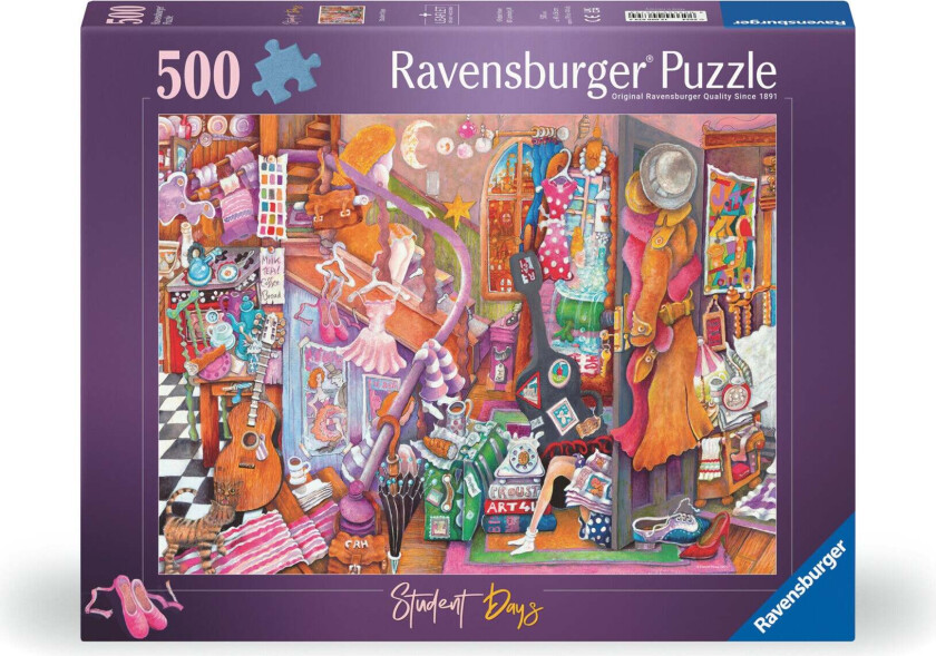 Puslespill 500 Student Dager Ravensburger