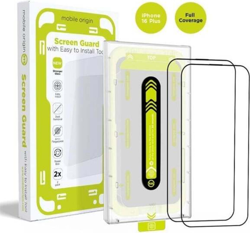 Screen Guard with easy applicator 2 pack - iPhone 16 Plus