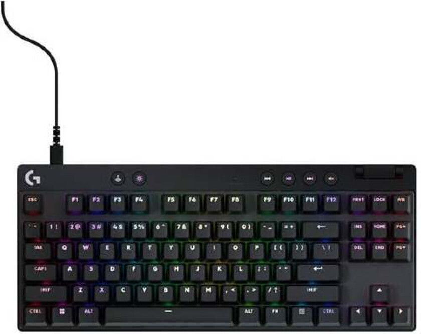 G PRO X TKL LIGHTSPEED -  Magnetic Analog - Linear - Gamingtastatur - Uten numpad - Nordisk - Svart