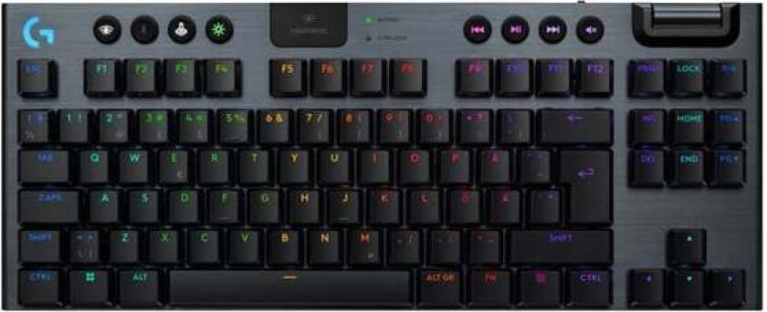 G915 X LIGHTSPEED TKL - Tactile - 80 % (TKL) - Gamingtastatur - Uten numpad - Nordisk - Svart