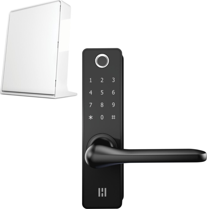 Smart dørlås og Hub