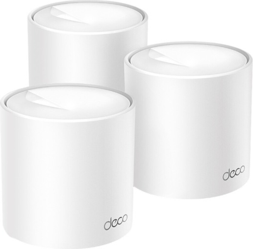 Deco X10 AX1500 Wi-Fi 6 mesh-ruter (3 stk)