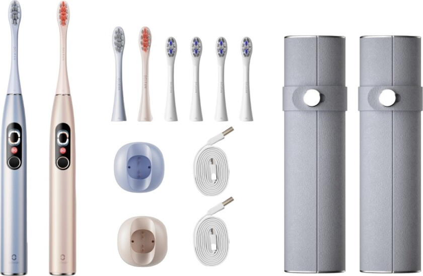 X Pro Digital Duo elektrisktannbørste, gull/sølv