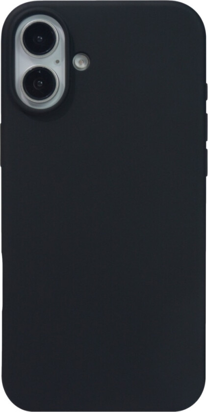 iPhone 16 Plus magnetisk Liquid silikon deksel, svart