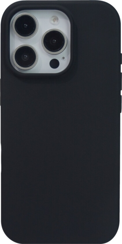 iPhone 16 Pro magnetisk Liquid silikon deksel, svart