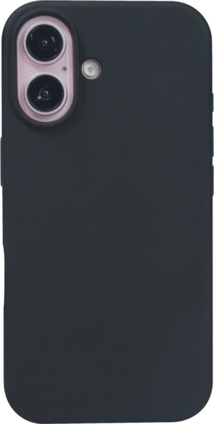 iPhone 16 magnetisk Liquid silikon deksel, svart